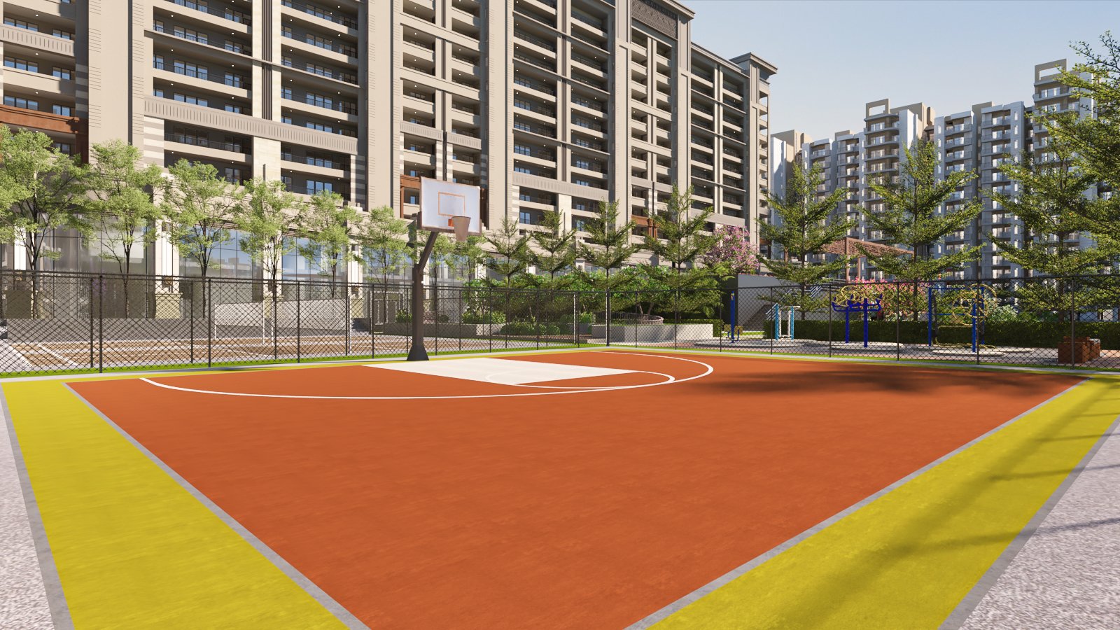 Basketball Court & Sports Arena